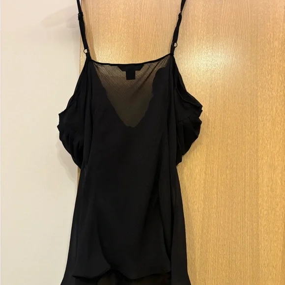 H&M Black Ruffled Camisole Top - Picture 3 of 8